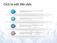 자연 워터 PPT 템플릿 시원한 물방울들(자동완성형 포함)_슬라이드5