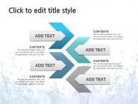 자연 워터 PPT 템플릿 시원한 물방울들(자동완성형 포함)_슬라이드8