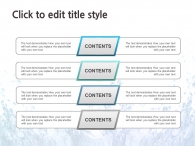 자연 워터 PPT 템플릿 시원한 물방울들(자동완성형 포함)_슬라이드14