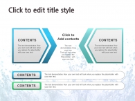 자연 워터 PPT 템플릿 시원한 물방울들(자동완성형 포함)_슬라이드18