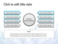 자연 워터 PPT 템플릿 시원한 물방울들(자동완성형 포함)_슬라이드25