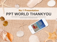 짚 조개 PPT 템플릿 불가사리와 스마트폰(자동완성형포함)_슬라이드36