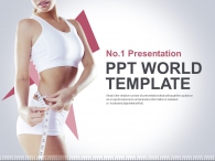 심플한 깔끔한 PPT 템플릿 다이어트 프로젝트(자동완성형포함)_슬라이드1