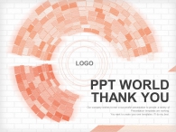도배 벽지 PPT 템플릿 오렌지컬러의 벽돌 타원(자동완성형포함)_슬라이드36