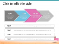 휴가 튜브 PPT 템플릿 심플한 해변의 여인(자동완성형포함)_슬라이드19