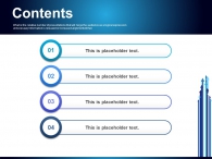 우주 하늘 PPT 템플릿 심플한 우주 일러스트(자동완성형포함)_슬라이드2
