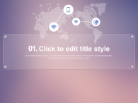 아이폰 핸드폰 PPT 템플릿 글로벌 모바일 네트워크(자동완성형포함)_슬라이드3