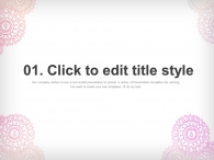 스케치 그라데이션 PPT 템플릿 전통문양의 패턴_슬라이드2