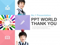 사각형 네모 PPT 템플릿 즐거운 학습 교육 준비(자동완성형포함)_슬라이드36