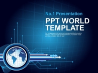 세계 깨끗 PPT 템플릿 심플한 우주 일러스트(자동완성형포함)_슬라이드36