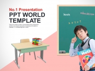 교실 수업 PPT 템플릿 재미있는 수학시간(자동완성형포함)_슬라이드1