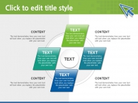 플랫디자인 입체 PPT 템플릿 심플한 그린 아이콘(자동완성형포함)_슬라이드19