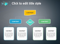 디자인 심플 PPT 템플릿 블루 기하학 그래픽(자동완성형포함)_슬라이드14