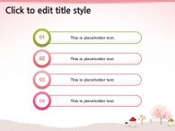 낭만 감성 PPT 템플릿 핑크빛 봄나무(자동완성형포함)_슬라이드5