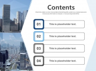 건물 빌딩 PPT 템플릿 도시풍경 비즈니스_슬라이드1