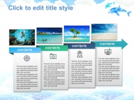 구름 하늘 PPT 템플릿 파스텔빛 돌고래와 파도(자동완성형포함)_슬라이드29