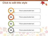 종이 심플한 PPT 템플릿 가을 단풍 액자(자동완성형포함)_슬라이드5