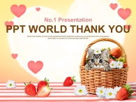 ivory  PPT 템플릿 고양이는 딸기를 좋아해_슬라이드4