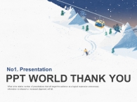종이 한지 PPT 템플릿 즐거운스키_슬라이드4
