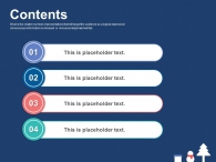 패턴 나무 PPT 템플릿 심플한 겨울(자동완성형포함)_슬라이드2