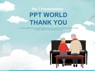 추억 아련함 PPT 템플릿 구름위에 피아노(자동완성형포함)_슬라이드36