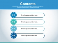 빛 효과 PPT 템플릿 심플한 블루그래픽(자동완성형포함)_슬라이드2