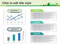 추상 추상적인 PPT 템플릿 그린 패턴 도형 그래픽(자동완성형포함)_슬라이드23