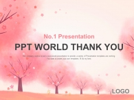 나른한 벚꽃길(자동완성형포함) 파워포인트 PPT 템플릿 디자인_슬라이드36