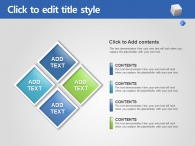 입체적인 사각 도형 디자인(자동완성형포함) 파워포인트 PPT 템플릿 디자인_슬라이드8