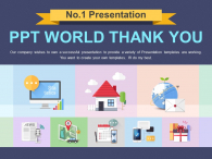 플랫 심플한 아이콘 라이프 파워포인트 PPT 템플릿 디자인_슬라이드11