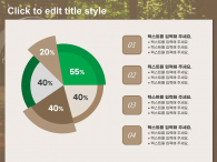 숲 속 감성 캠핑(자동완성형포함) 파워포인트 PPT 템플릿 디자인_슬라이드9