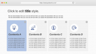 그레이 심플 웹 파워포인트 PPT 템플릿 디자인_슬라이드4